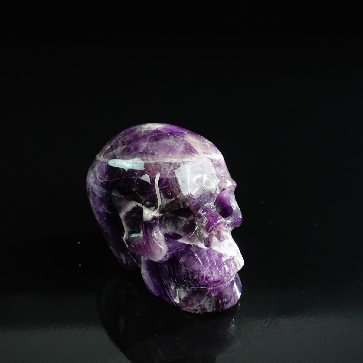 Dream Amethyst crystal skull 3" SKH30AM16 photo 2