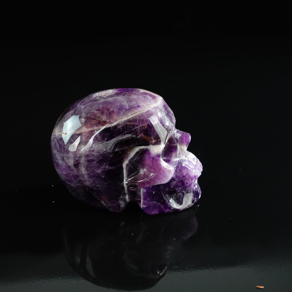 Dream Amethyst crystal skull 3" SKH30AM16 photo 4