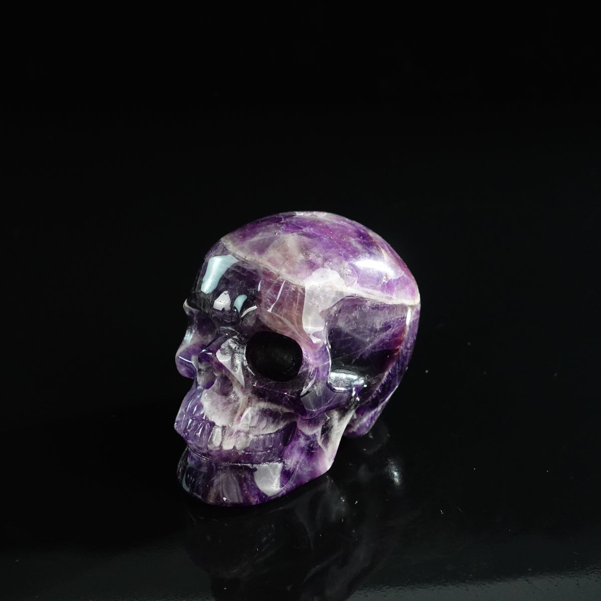 Dream Amethyst crystal skull 3" SKH30AM16 photo 8