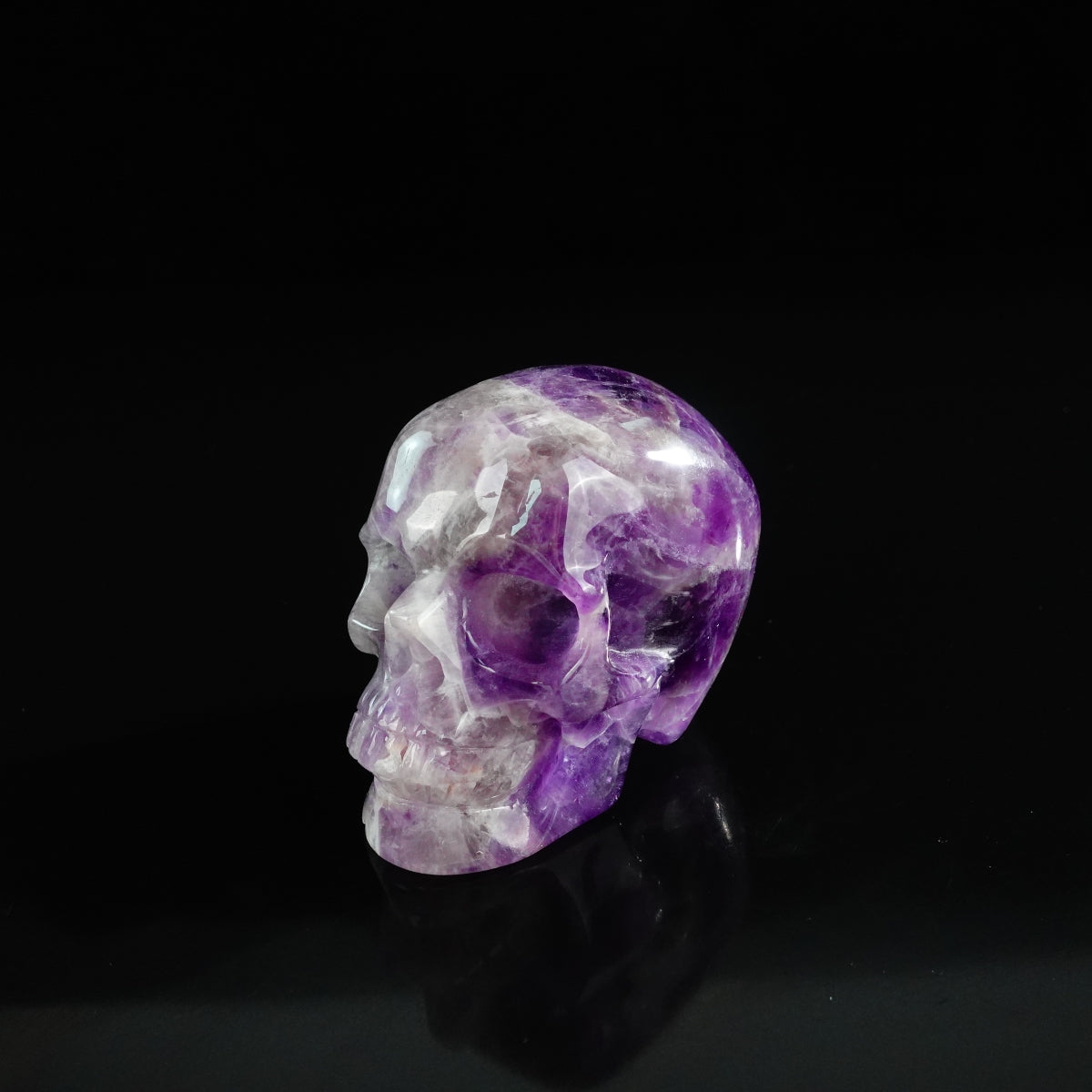 Dream Amethyst crystal skull 3" SKH30AM18 photo 7