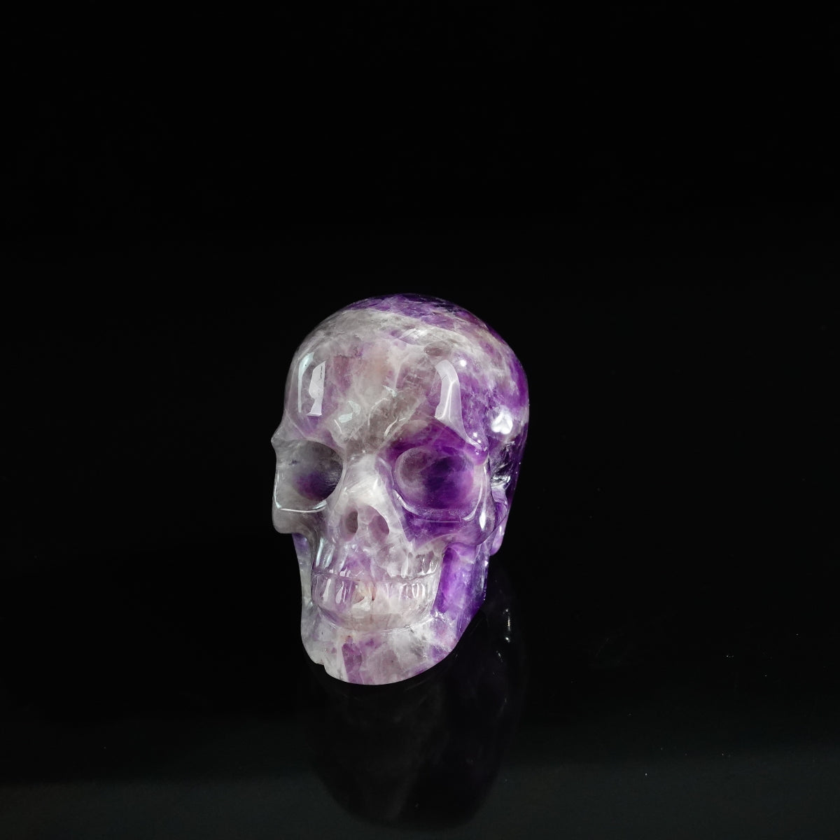 Dream Amethyst crystal skull 3" SKH30AM18 photo 8