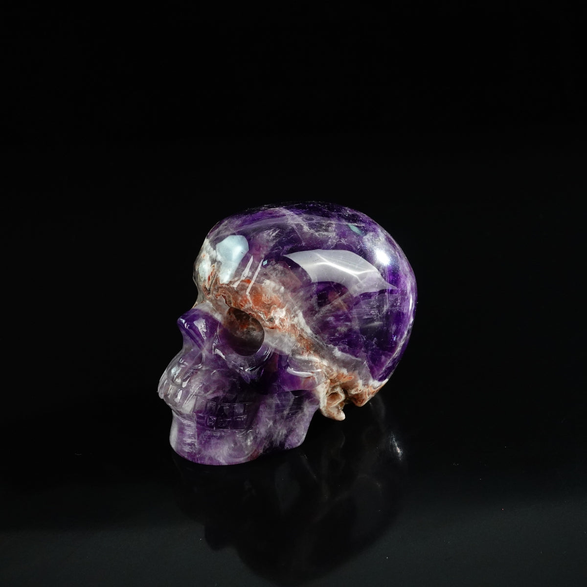 Dream Amethyst crystal skull 3" SKH30AM20 photo 6
