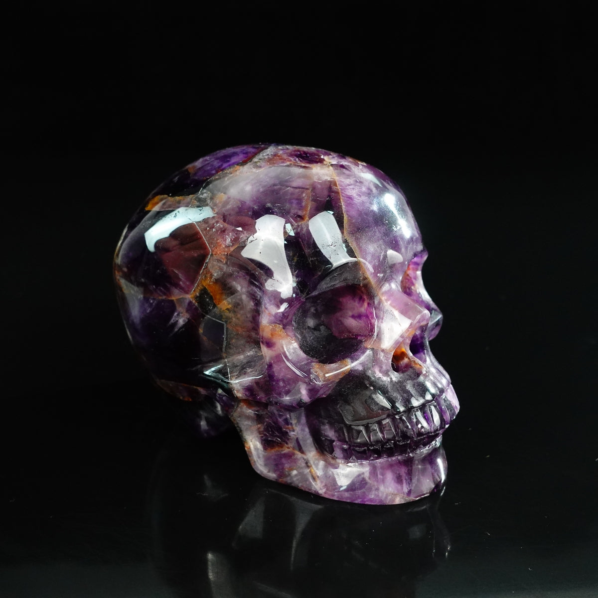 Dream Amethyst crystal skull 4.5" SKH45AM01 view 3