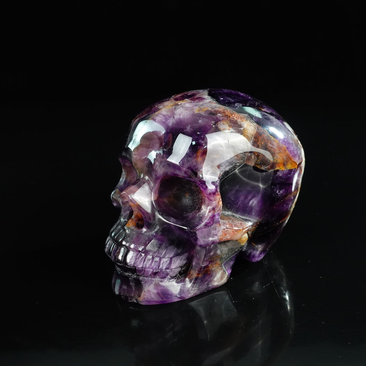 Dream Amethyst crystal skull 4.5" SKH45AM01 view 7