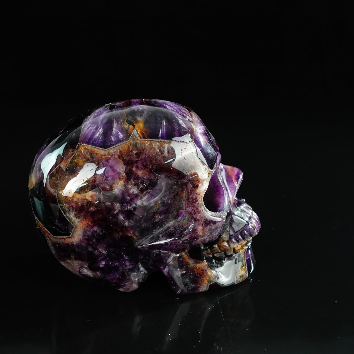 Dream Amethyst crystal skull 4.5" SKH45AM02 photo 4