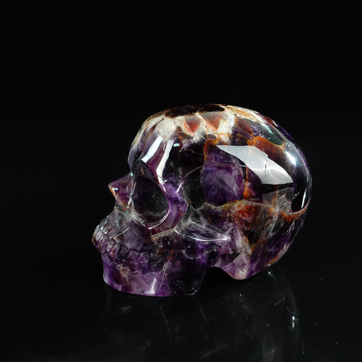 Dream Amethyst crystal skull 4.5" SKH45AM03 photo 6