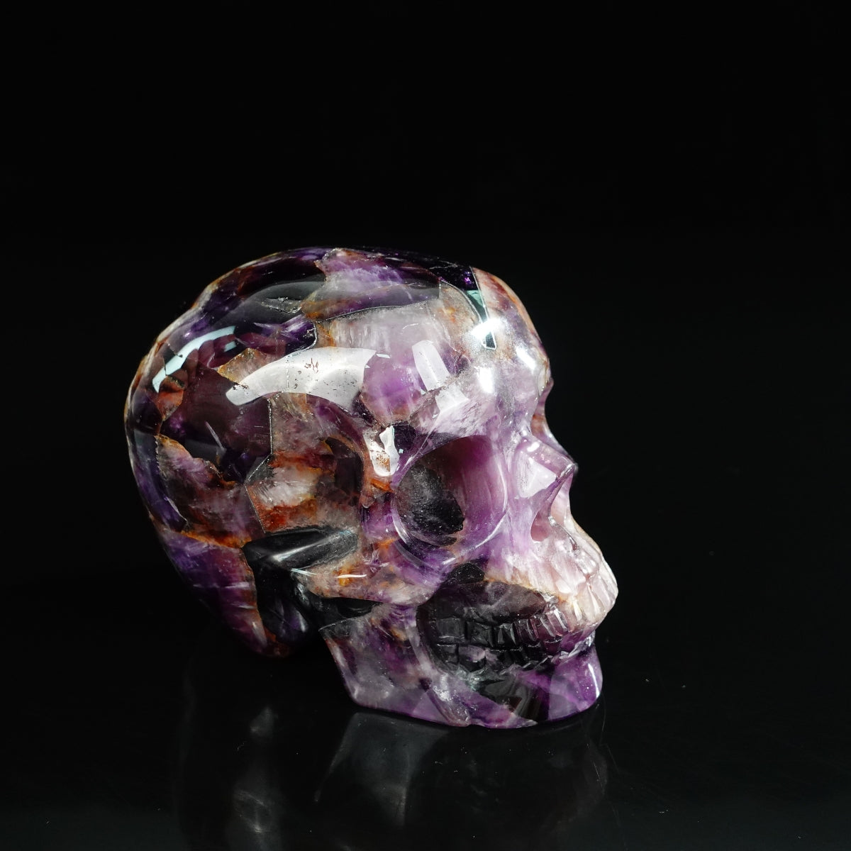 Dream Amethyst crystal skull 4.5" SKH45AM08 photo 3
