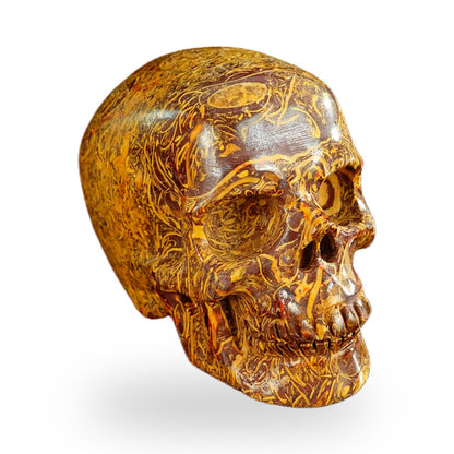 Elephant Skin Jasper crystal skull 2.2" SKH20ES01 view 2