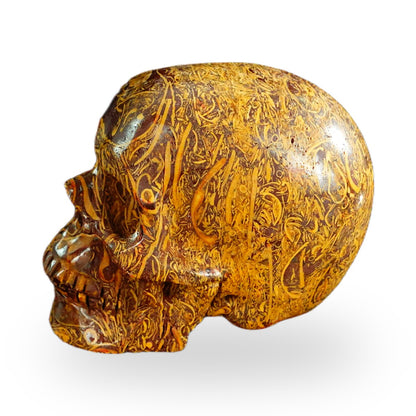Elephant Skin Jasper crystal skull 2.2" SKH20ES01 view 6