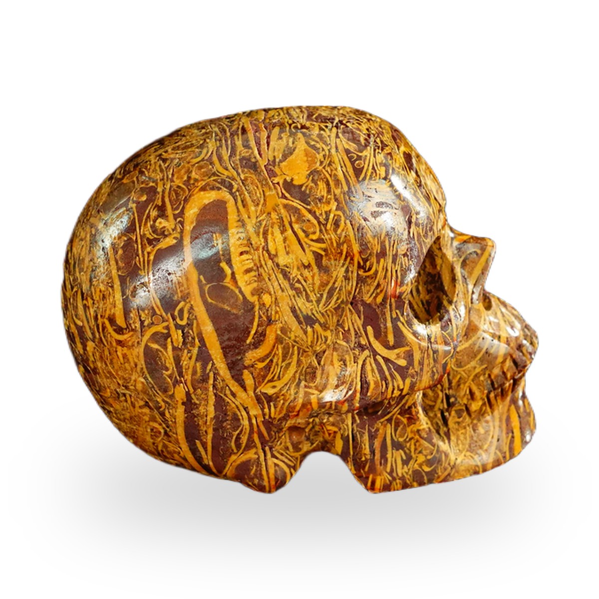 Elephant Skin Jasper crystal skull 2.2" SKH20ES02 photo 4