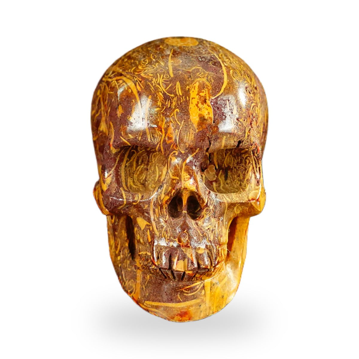 Elephant Skin Jasper crystal skull 2.2" SKH20ES03 photo 1