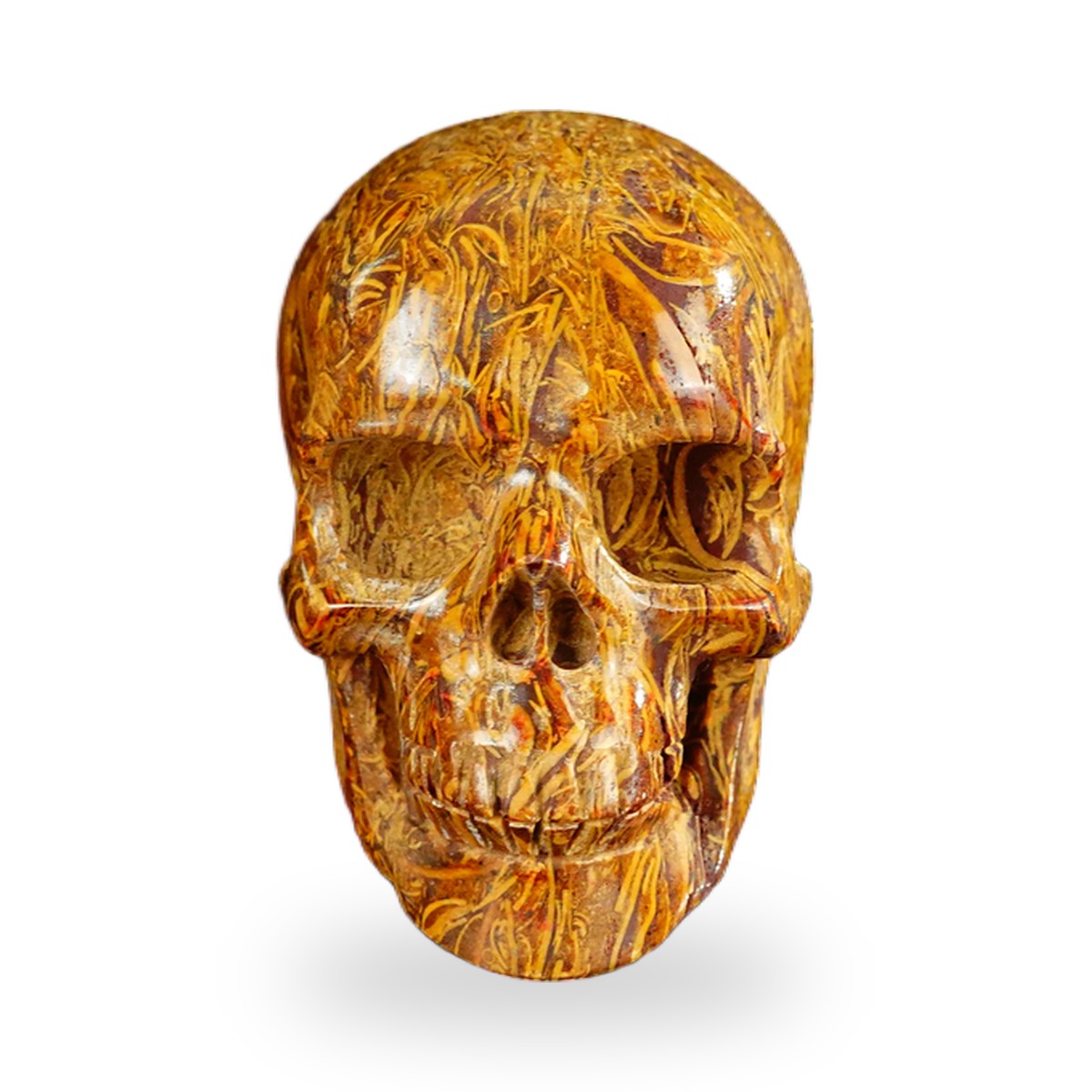 Elephant Skin Jasper crystal skull 2.2" SKH20ES04 photo 1