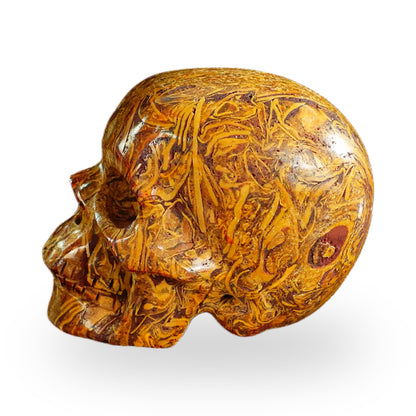 Elephant Skin Jasper crystal skull 2.2" SKH20ES04 photo 6