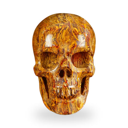 Elephant Skin Jasper crystal skull 2.2" SKH20ES05 photo 1