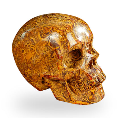 Elephant Skin Jasper crystal skull 2.2" SKH20ES05 photo 3