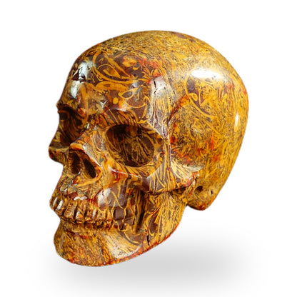 Elephant Skin Jasper crystal skull 2.2" SKH20ES06 photo 7