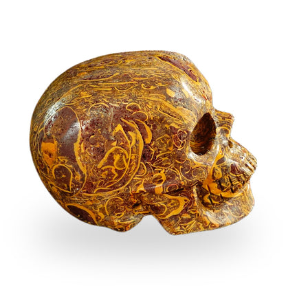 Elephant Skin Jasper crystal skull 2.2" SKH20ES07 photo 4