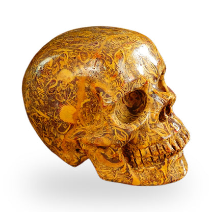 Elephant Skin Jasper crystal skull 2.2" SKH20ES08 photo 3