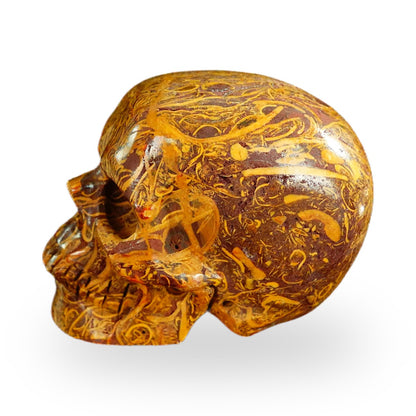 Elephant Skin Jasper crystal skull 2.2" SKH20ES08 photo 6