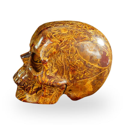 Elephant Skin Jasper crystal skull 2.2" SKH20ES10 photo 6