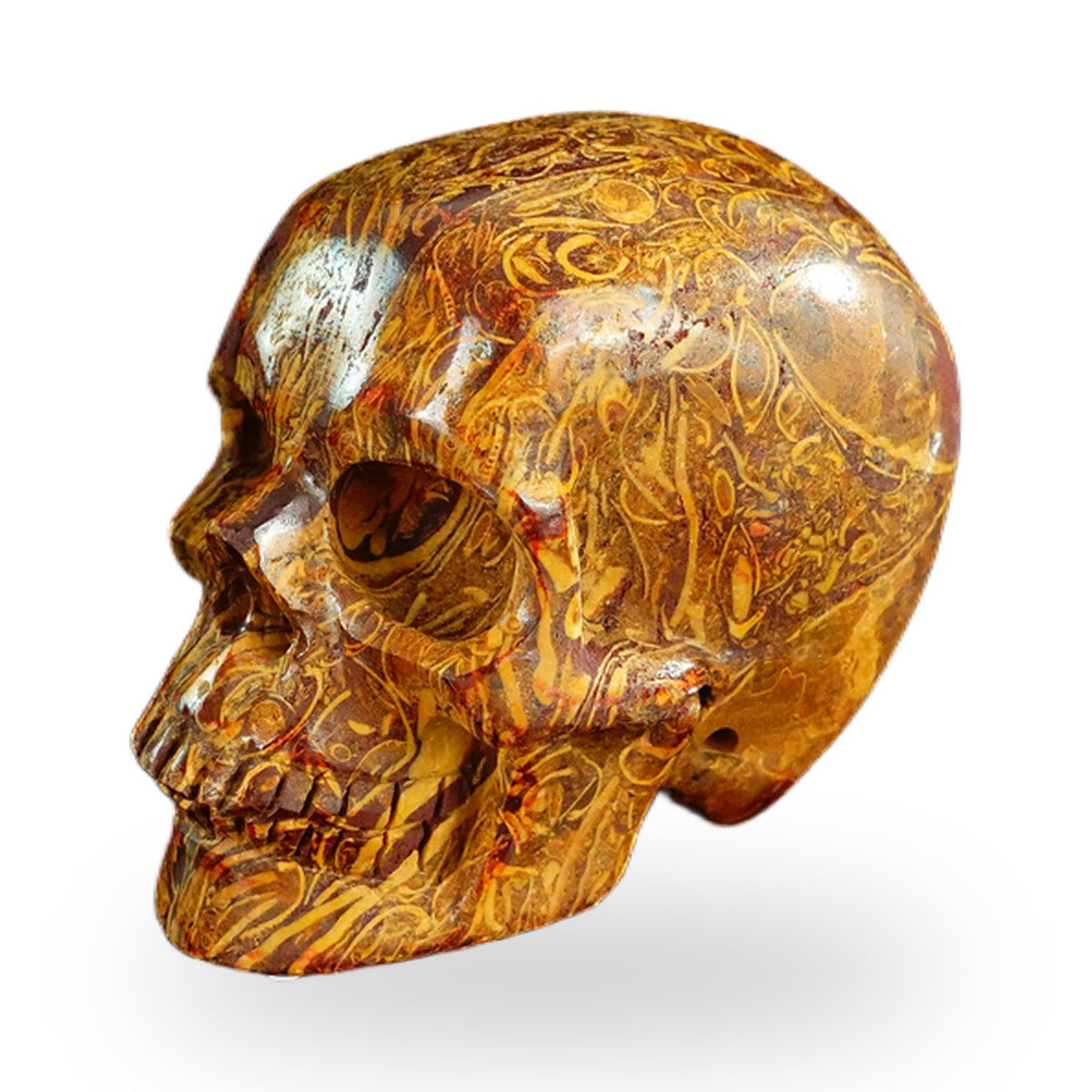Elephant Skin Jasper crystal skull 2.2" SKH20ES10 photo 7