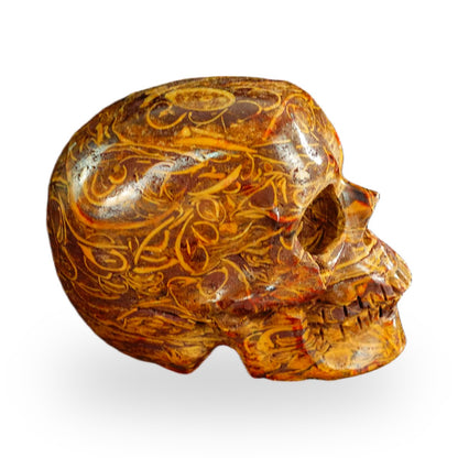 Elephant Skin Jasper crystal skull 2.2" SKH20ES11 photo 4