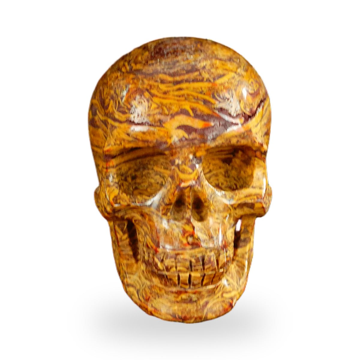 Elephant Skin Jasper crystal skull 2.2" SKH20ES13 photo 1