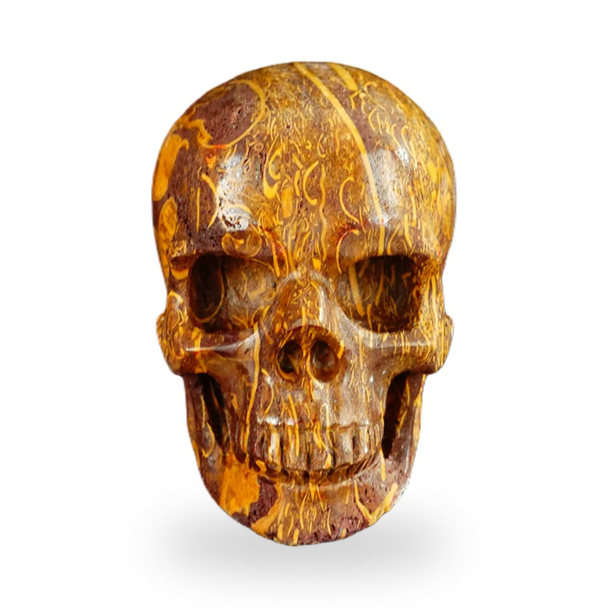 Elephant Skin Jasper crystal skull 2.2" SKH20ES14 photo 1