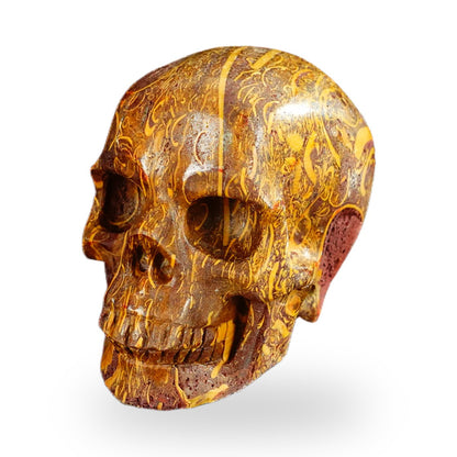 Elephant Skin Jasper crystal skull 2.2" SKH20ES14 photo 8