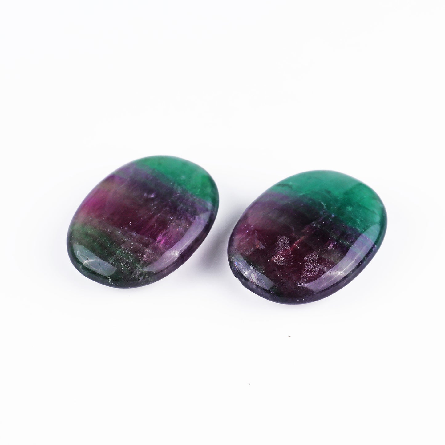 Natural Green Fluorite Hand Carved Crystal Polished Palm Stone