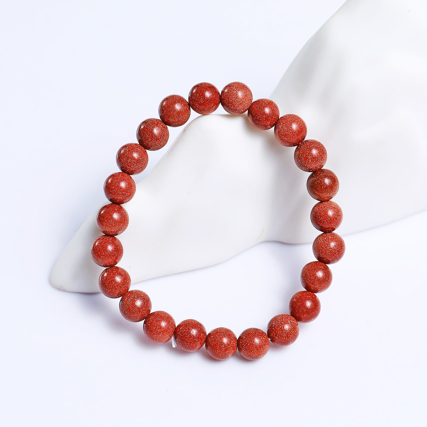 Natural Gold Stone Beads Bracelet,Healing Energy Bracelet,Handcrafted Gift