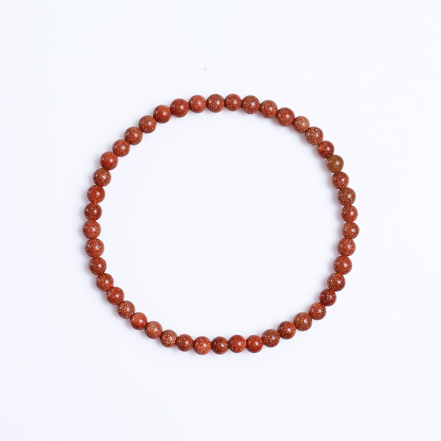 Natural Gold Stone Beads Bracelet,Healing Energy Bracelet,Handcrafted Gift