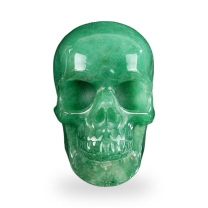 Green Aventurine crystal skull 2.2" SKH20GA01 hand carved gemstone