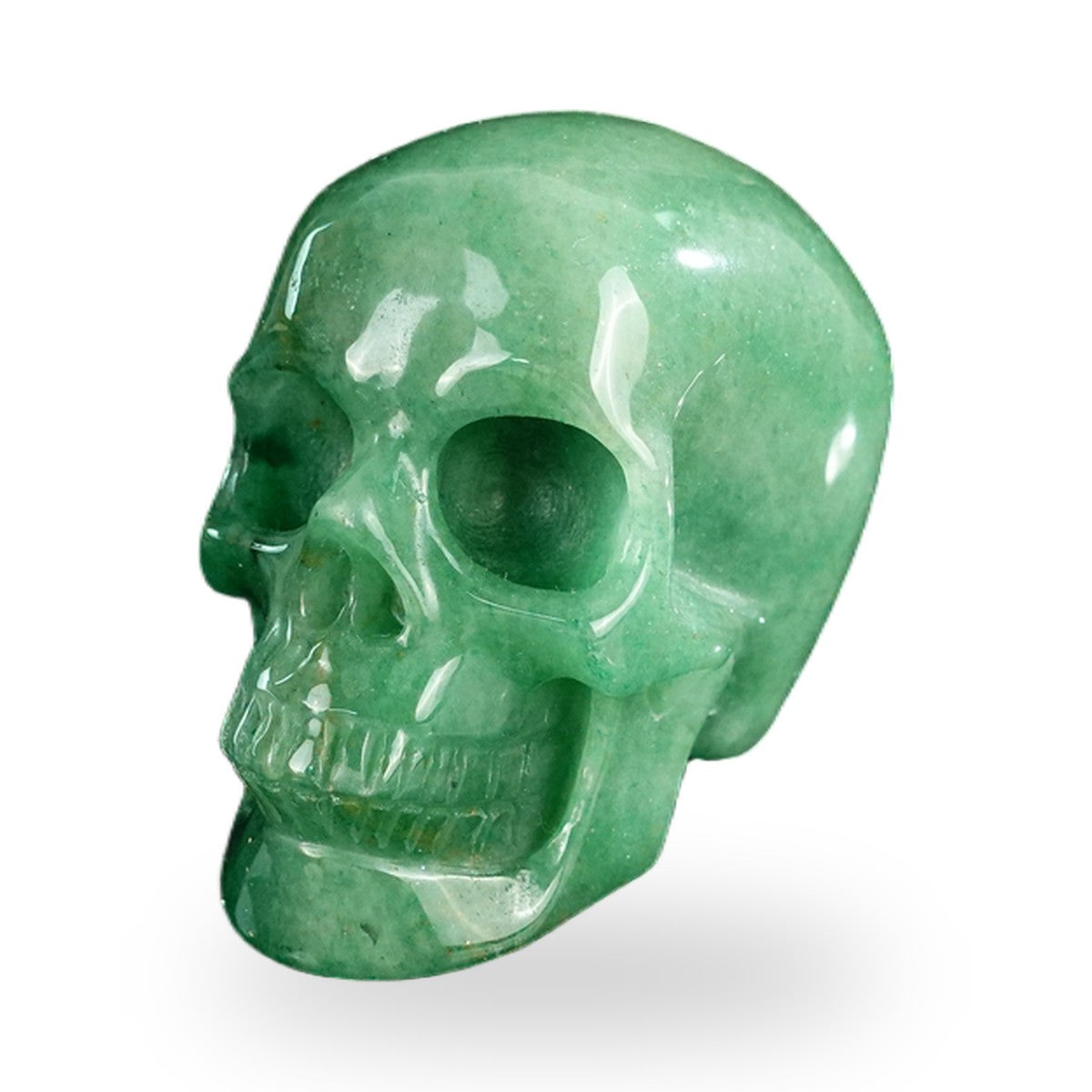 Green Aventurine crystal skull 2.2" SKH20GA02 photo 8