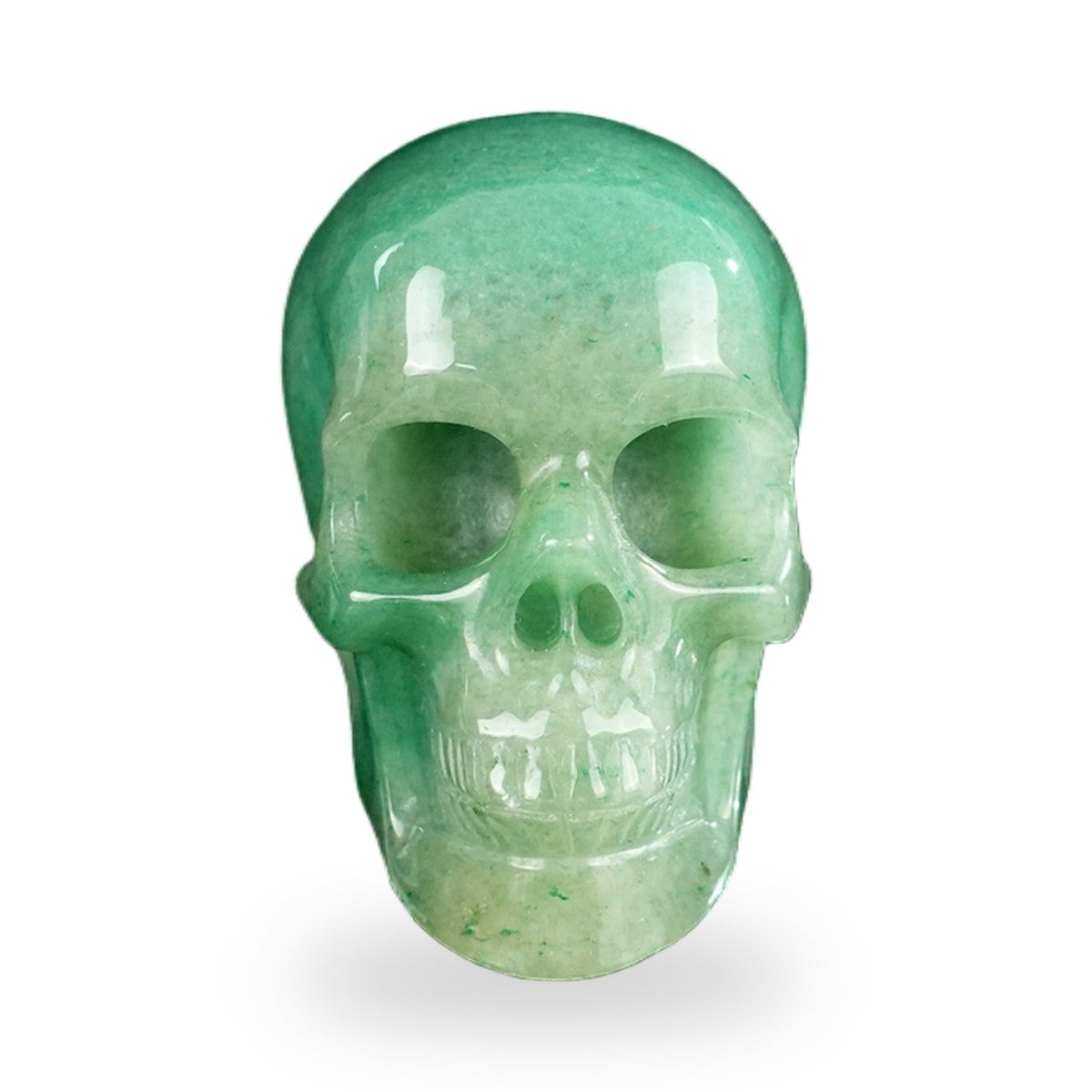 Green Aventurine crystal skull 2.2" SKH20GA03 photo 1