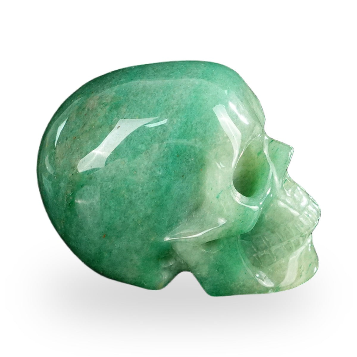 Green Aventurine crystal skull 2.2" SKH20GA03 photo 6