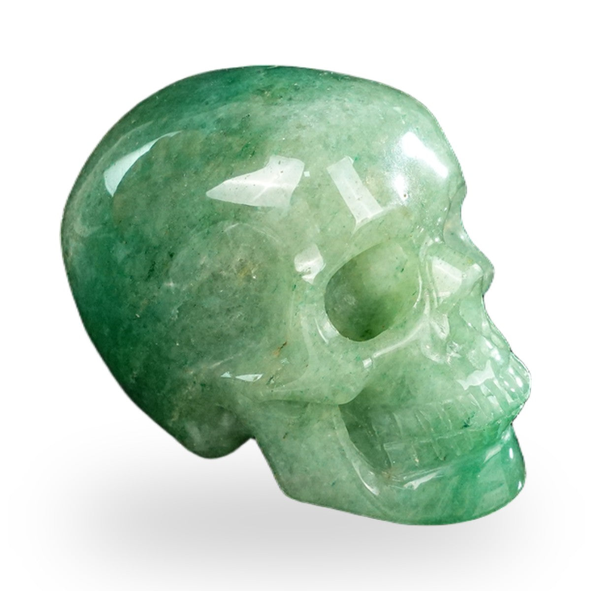 Green Aventurine crystal skull 2.2" SKH20GA04 photo 4