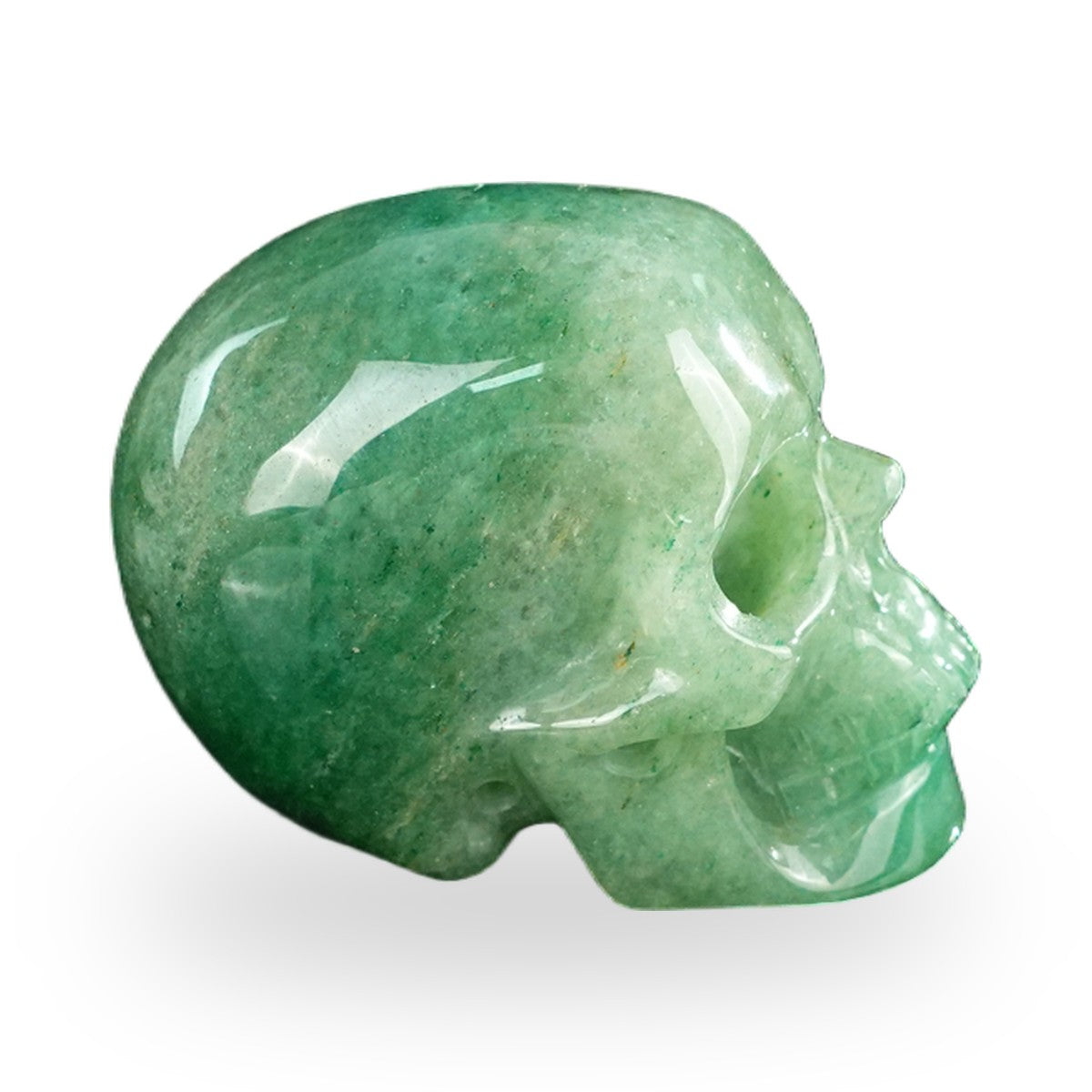 Green Aventurine crystal skull 2.2" SKH20GA04 photo 5