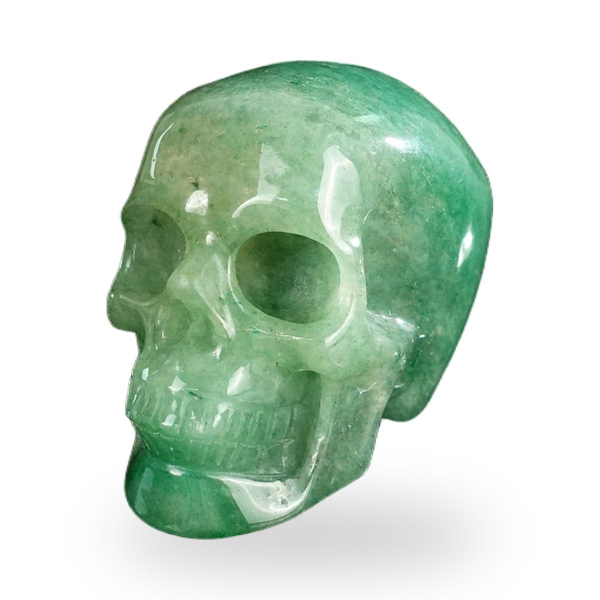 Green Aventurine crystal skull 2.2" SKH20GA04 photo 8