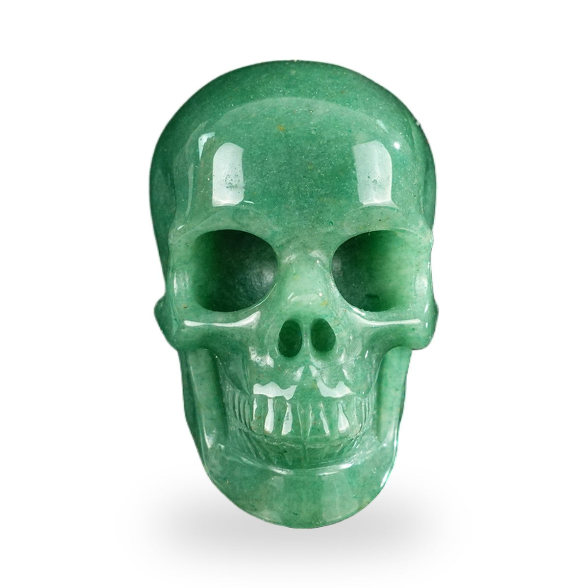 Green Aventurine crystal skull 2.2" SKH20GA05 photo 1
