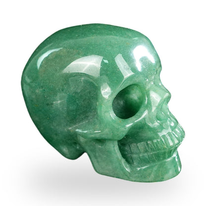 Green Aventurine crystal skull 2.2" SKH20GA05 photo 3