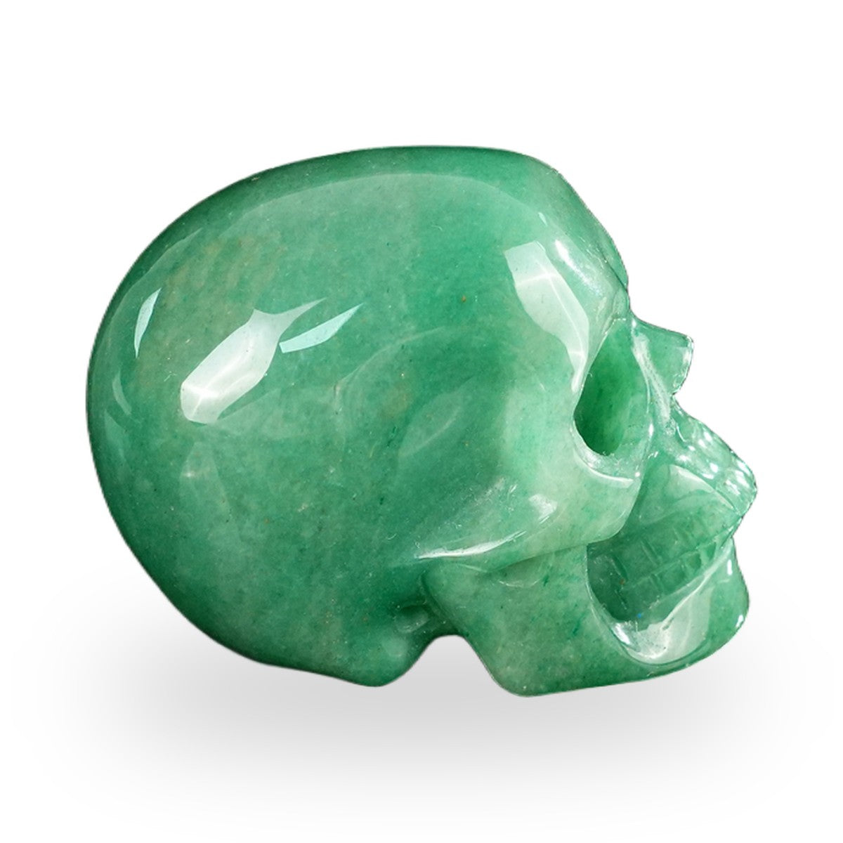 Green Aventurine crystal skull 2.2" SKH20GA06 photo 5