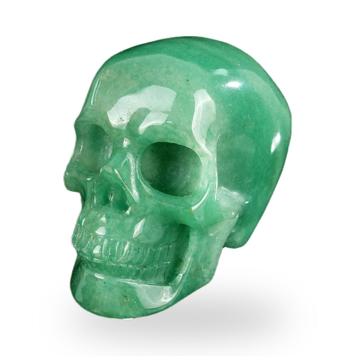 Green Aventurine crystal skull 2.2" SKH20GA06 photo 8