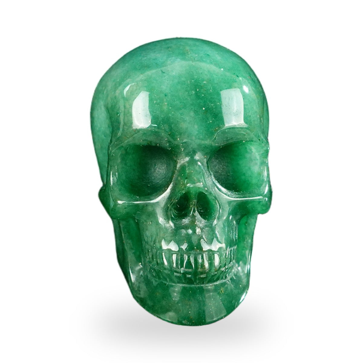 Green Aventurine crystal skull 2.2" SKH20GA07 photo 1