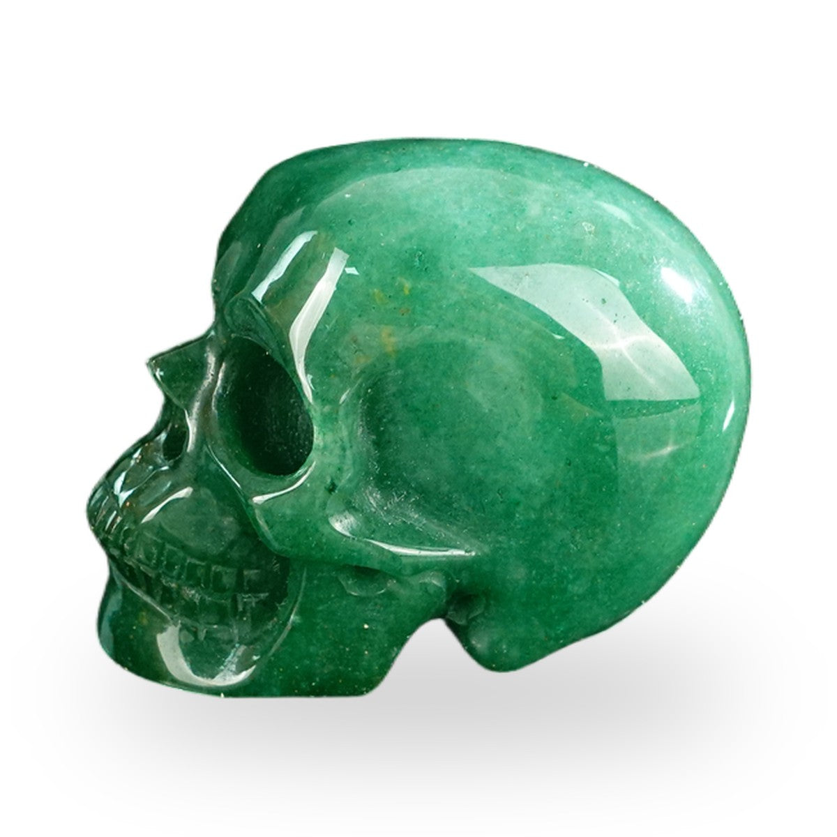 Green Aventurine crystal skull 2.2" SKH20GA07 photo 6