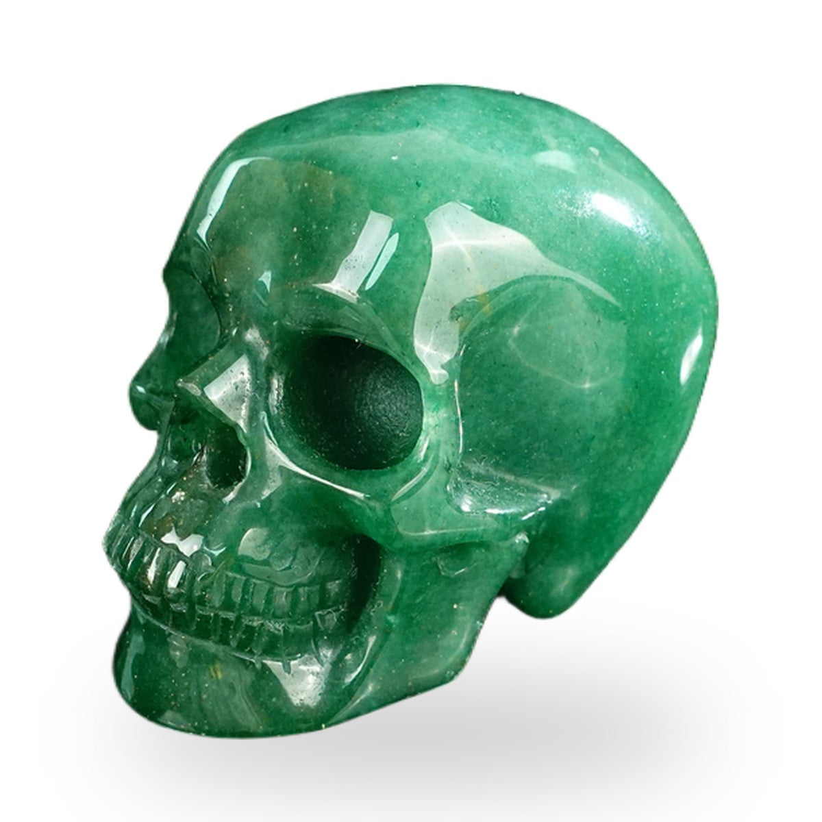 Green Aventurine crystal skull 2.2" SKH20GA07 photo 7