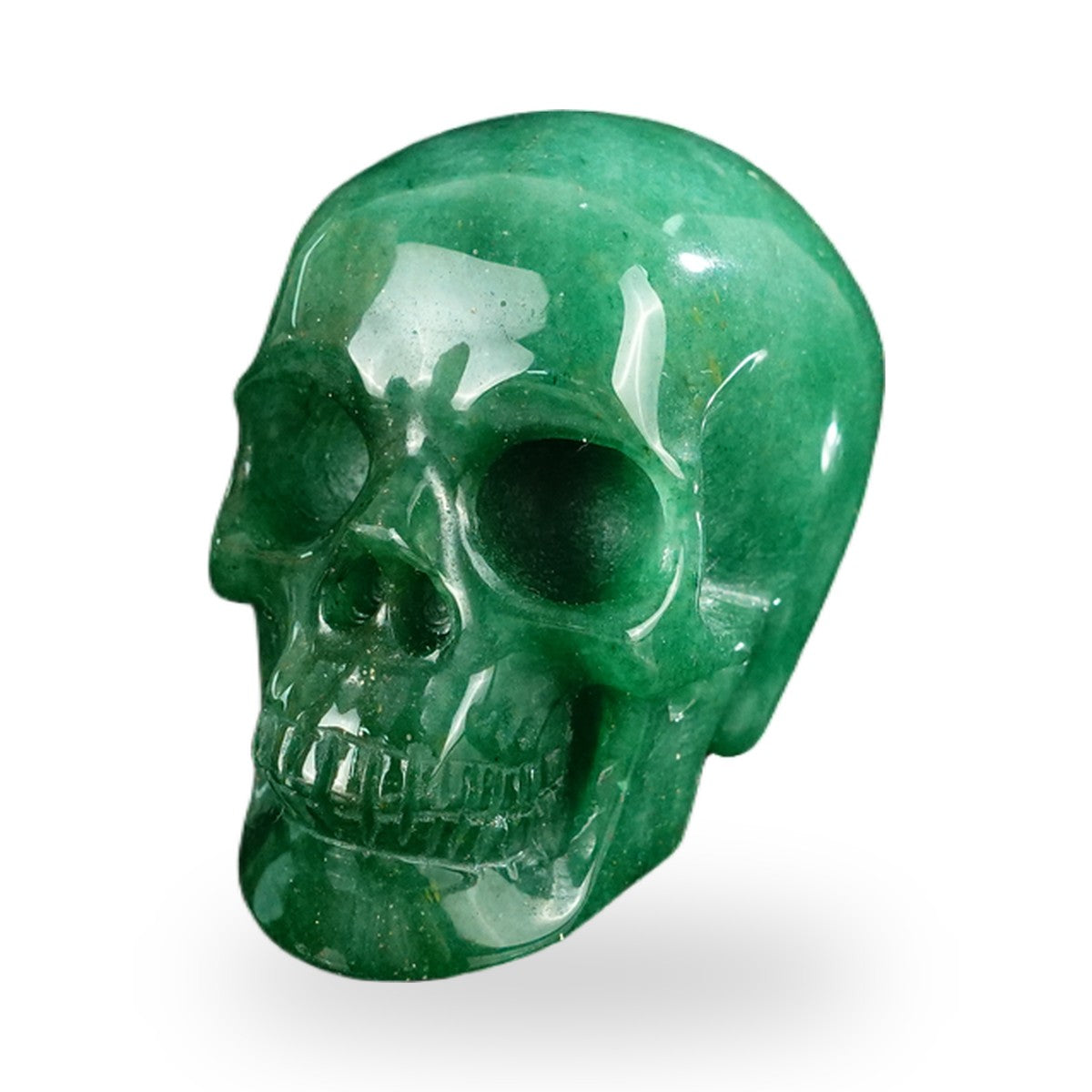 Green Aventurine crystal skull 2.2" SKH20GA07 photo 8