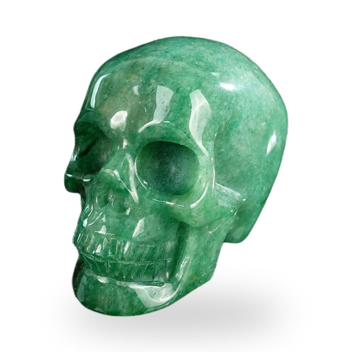 Green Aventurine crystal skull 2.2" SKH20GA08 photo 8