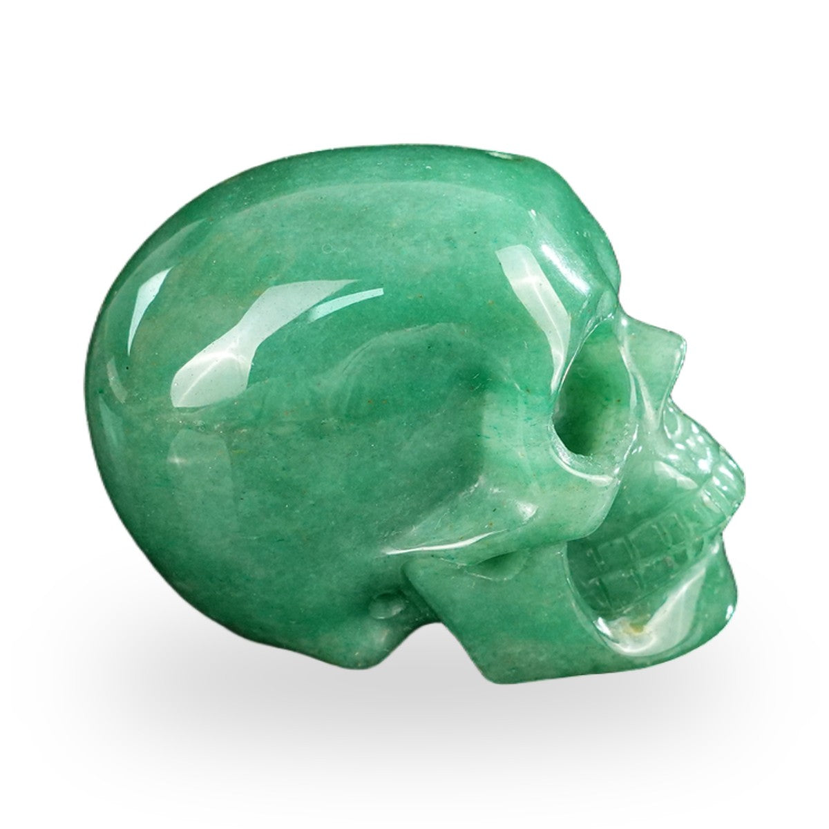 Green Aventurine crystal skull 2.2" SKH20GA09 photo 5