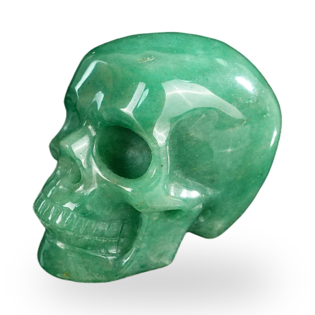 Green Aventurine crystal skull 2.2" SKH20GA09 photo 7